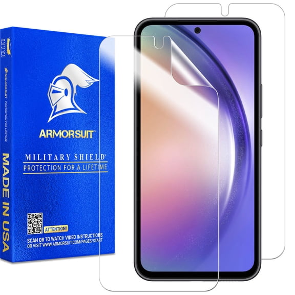 ArmorSuit 2 Pack Screen Protector for Samsung Galaxy A54 5G (6.4") Case Friendly MilitaryShield HD Clear Film - Made in USA