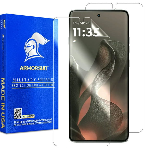 ArmorSuit 2 Pack for Motorola Edge 2025 Screen Protector Case Friendly MilitaryShield HD Clear Film - Made in USA