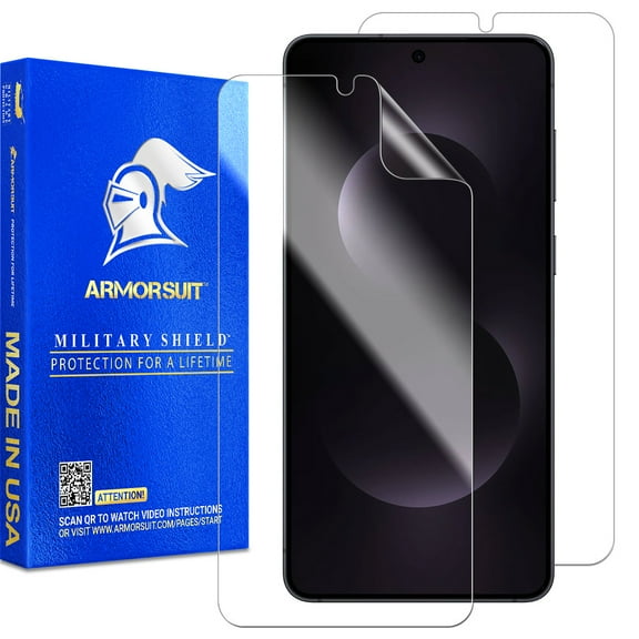 ArmorSuit 2 Pack for Samsung Galaxy S25 Edge Screen Protector Case Friendly MilitaryShield HD Clear Film - Made in USA