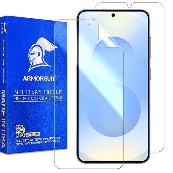 ArmorSuit 2 Pack for Samsung Galaxy S25 Plus (6.7") Screen Protector Case Friendly MilitaryShield HD Clear Film - Made in USA