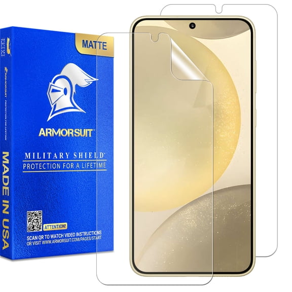 ArmorSuit 2 Pack for Samsung Galaxy S25 / S24 Paper-Feel Texture Screen Protector (6.2") Case Friendly MilitaryShield Matte Film - Made in USA