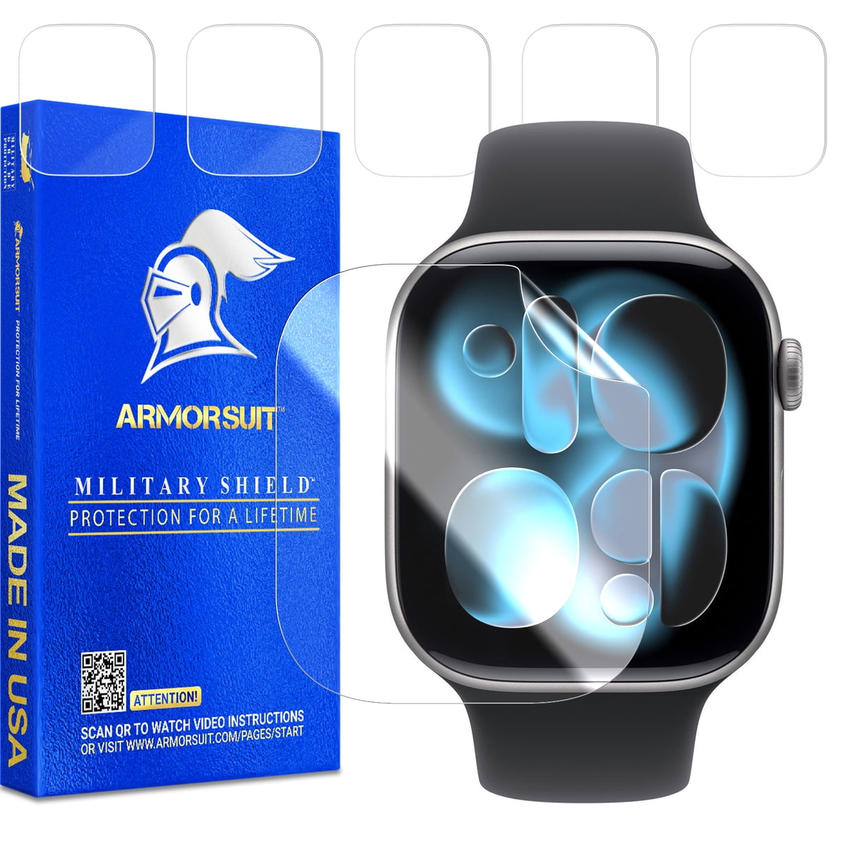ArmorSuit Pack for Apple Watch 11 (2025) 42mm Screen Protector