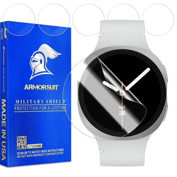 ArmorSuit 6 Pack for Samsung Galaxy Watch 8 (44mm) Anti-Glare Screen Protector MilitaryShield Matte Film - Made in USA