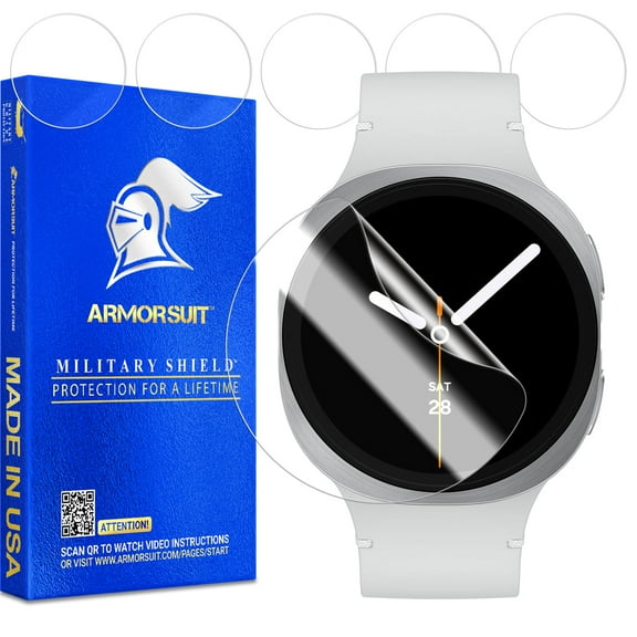 ArmorSuit 6 Pack for Samsung Galaxy Watch 8 (44mm) Screen Protector MilitaryShield HD Clear Film - Made in USA