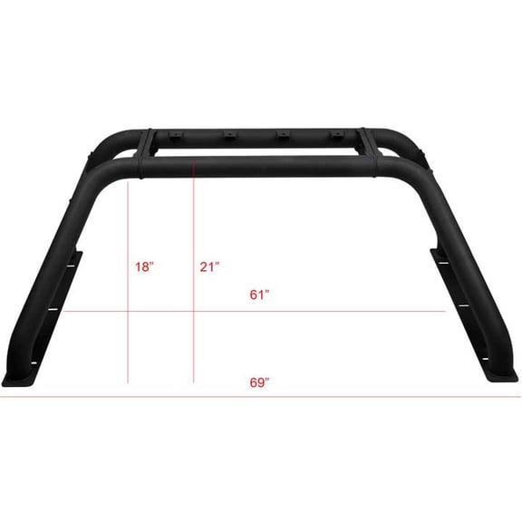 FULL SIZE TRUCK (EX 0918 RAM/F250/F350) CHASE RACK TEXTURE BLACK
