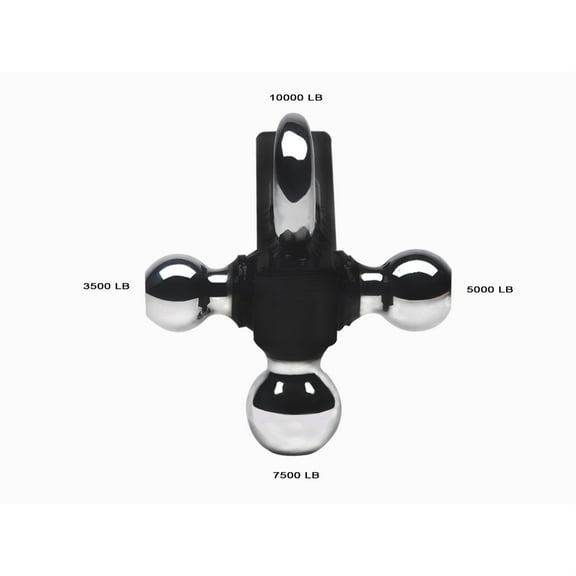 Armordillo Universal Tri Ball Mount For 2" Receiver