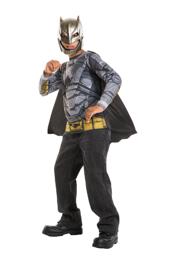 Batman V Superman: Dawn of Justice- Boys Armored Batman Costume Top