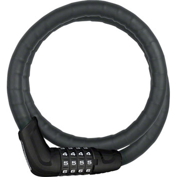 Armored Cable Lock - 6 Series Tresorflex Combo 6615C/85/15 Black SCMU - 85cm Length / 15mm diameter