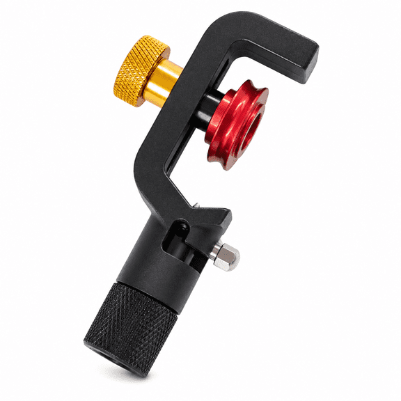 ABCISI Armored Cable Stripper Tool, Adjustable Fiber Optic Cable Jacket Slitter with 90° Rotating Blade and Guide Pulley, 4-10 mm Wire Diameter for Network Installation and Telecom Repair