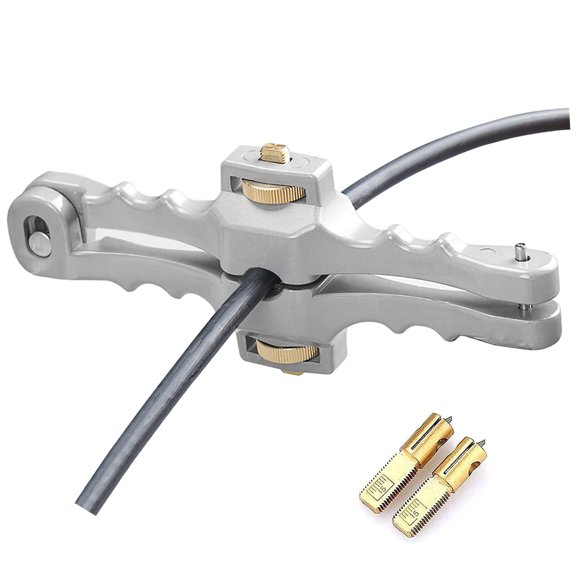 Armored Fiber Optic Cable Stripping Tool 2/5" to 1" Diameter Longitudinal Window Peeler Mid Span Stripper