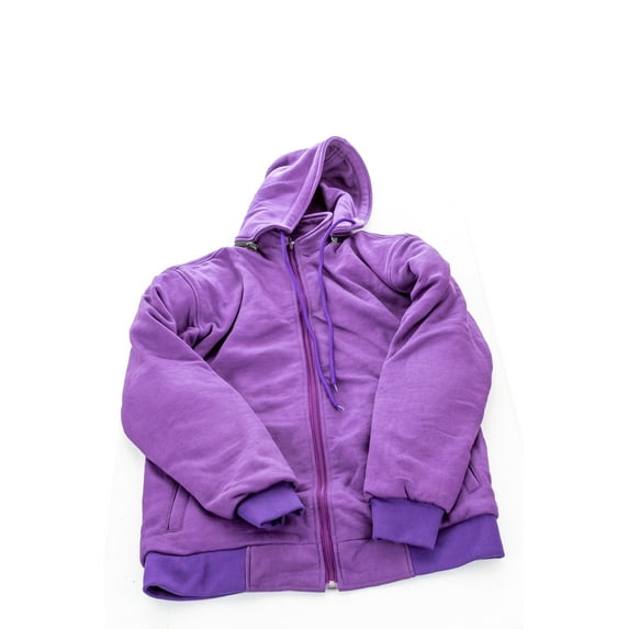 Armored Motorcycle Sweatshirt with Removable Hood