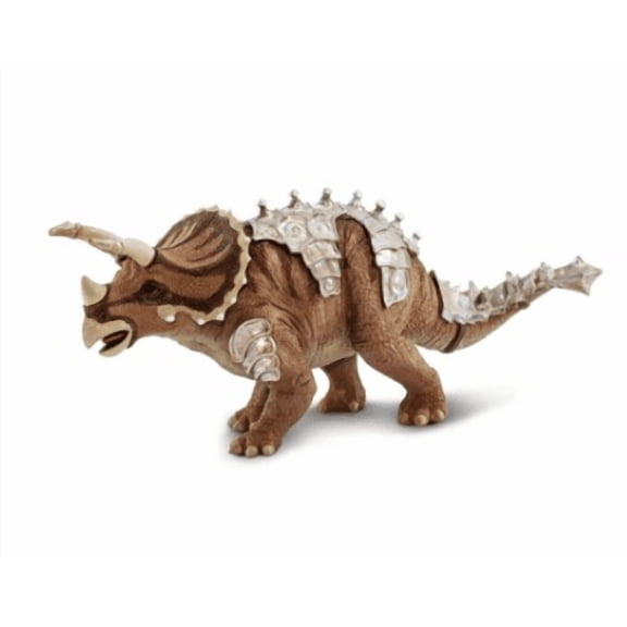 Safari Ltd. Armored Triceratops Figurine - Detailed 8" Dinosaur Figure - Educational Toy for Boys, Girls, & Kids Ages 3+