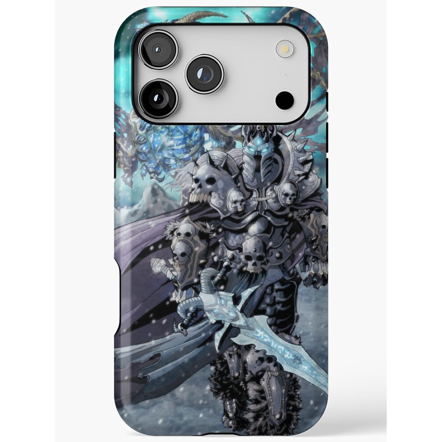 Armored Undead Warrior with Skulls and Ice Tough Cell Phone Case for ...