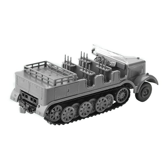 Armored Vehicle Model Kit Sd.Kfz.7 Half-track for Military Collectors Display Model Toy