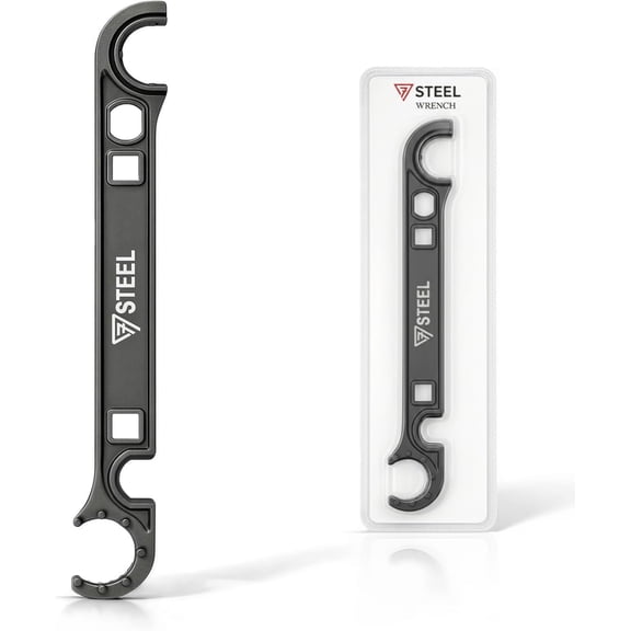 Armorers Wrench, Heat-Treated 42CrMo Steel Heavy-Duty Multi-Function Tool, Precision Spanner Wrench for Assembly & Maintenance, Rust-Resistant Manganese Phosphate Coating, Ergonomic Grip