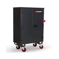 thumbnail image 1 of Armorgard Fittingstor Cabinet, 43.7 X 22.4 X 62In, Black, 1 of 8