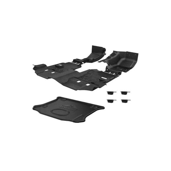Armorlite B1009715-BLK1-AA 11-18 Wrangler Jk 4Pc Full Kit Composite Flooring Me