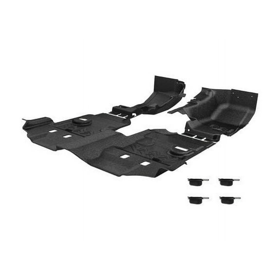 Armorlite, Easy to Install, Front and Rear, Automotive Flooring- Black 3 Piece