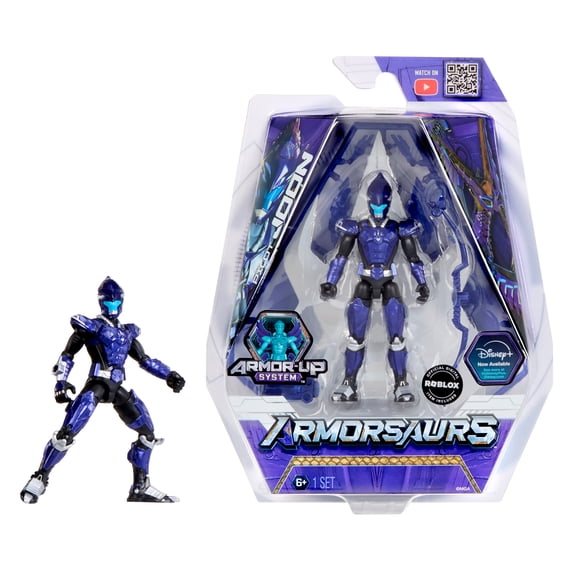 Armorsaurs Pteranodon Pilot (Joon Park) Action Figure Toy, 3.75-Inch Poseable Figure with Interchangeable Armor Pieces and Transforming Weapon, Kids, Boy, Girls, Ages 6+