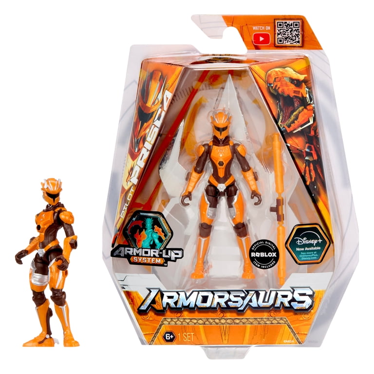 Armorsaurs Raptor Pilot (Prisca Silva) Action Figure Toy, 3.75