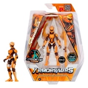 Armorsaurs Raptor Pilot Prisca Silva Action Figure Toy, 3.75-Inch Poseable Figure with Interchangeable Armor Pieces and Transforming Weapon, Kids, Boy, Girls, Ages 6+