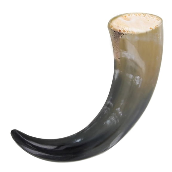 Armory Replicas 100% Natural Horn Anglo Saxon Roe Viking Nature Drinking Horn - medieval Ox Accessory Perfect for Renaissance fairs or themed events