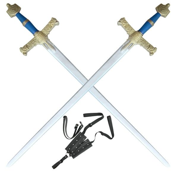 Armory Replicas 41.75" King Solomon Foam Sword of Wisdom with Double Back Strap Sheath – Medieval LARP Prop