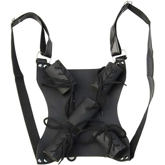 Armory Replicas Handmade Adjustable Leather Back Sheath – Crossbody Sword Holder for Cosplay, LARP & Display