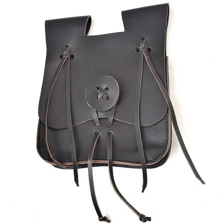 Armory Replicas Adventurer’s Medieval Belt Bag – Classic Leather Pouch for Renaissance Fairs & Cosplay