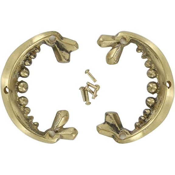 Armory Replicas Artisanal Brass Concho Findings for Medieval Leatherworking