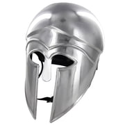 Armory Replicas 5th Century Corinthian Hoplite Helmet, Handcrafted 20 Gauge Steel Greek Helmet for Reenactment, Cosplay & Display