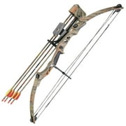 Armory Replicas Autumn Camo Wild Turkey Archery 55 LBS Compound Bow Camouflaged Design for Wilderness Blending Perfect for Novice and Experienced Hunters Ideal for Hunting
