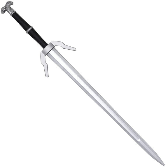 Armory Replicas Blazing Steel Medieval Foam Sword – 40 Inch Hand-Painted Fantasy Cosplay & LARP Prop