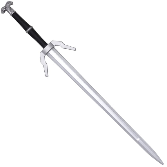 Armory Replicas Blazing Steel Medieval Foam Sword – 40 Inch Hand-Painted Fantasy Cosplay & LARP Prop