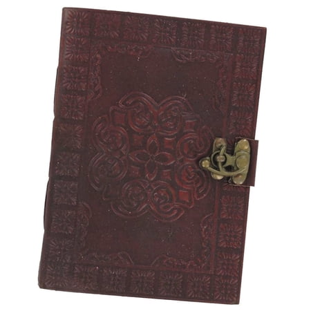 Armory Replicas Celtic Circle Handmade Medieval Leather Journal 7x5 Inches, 220 Pages, Soft Ivory Paper, Celtic Circle Design