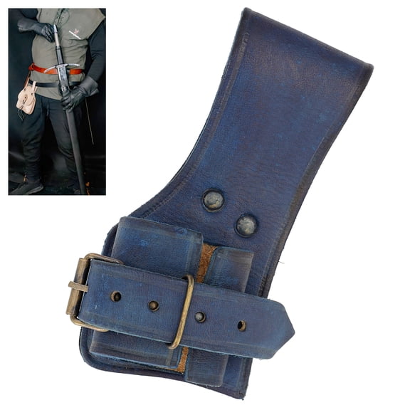 Armory Replicas Champion Coordination Adjustable Dagger Sword Frog Blue, Fits Belts Up to 2.75 Inches
