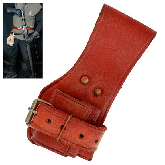 Armory Replicas Champion Coordination Adjustable Dagger Sword Frog Red, Fits Belts Up to 2.75 Inches