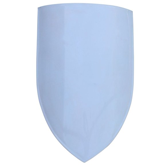Armory Replicas Classic European Medieval Blank Heater Shield | Solid Steel Construction for Custom Designs | Perfect for Reenactments and Heraldic Display