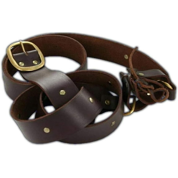 Armory Replicas Costume Accessories with Raw Hide Leather and Brass