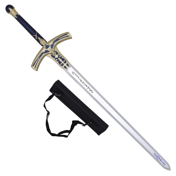 Armory Replicas Dual Regal Fantasy Foam Swords with Double Back Strap Sheath for Medieval Cosplay & LARP