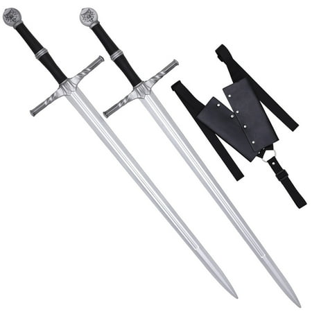 Armory Replicas Dual Wolf Head Foam Sword Kit 41 Inch with Back Strap Sheath