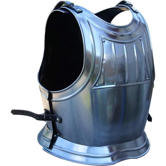 Armory Replicas European Medieval Renaissance Gothic Armor Breastplate Silver Large