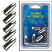 Armory Replicas Fiberglass Arrow Aluminum Round Point Tips 5pcs Set Target Practice Essentials Constructed from Durable Aluminum for Longevity Minimizes Damage to Targets