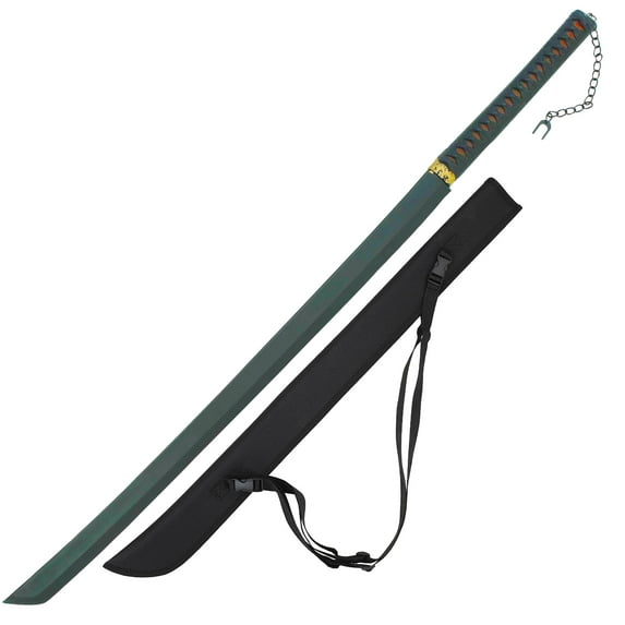 Armory Replicas Final Foam Ninja Katana Sword with Nylon Back Sheath – 42.5" LARP Cosplay Replica with Chain Accent