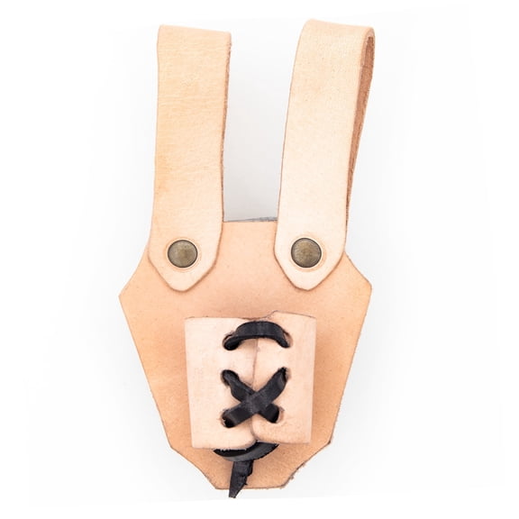 Armory Replicas Genuine Leather Dagger Holster, Medieval-Inspired Adjustable Small Sword Frog, Dagger Not Included