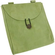 Armory Replicas Green Jester's Suede Leather Pouch - Medieval Style Belt Bag Ideal for holding juggling balls, tricks, cards, and other small items Reflects the charm of medieval pouches with a modern