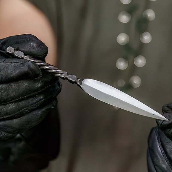 Armory Replicas Hand-Forged Celtic Letter Opener – 6.5" High Carbon Steel Medieval Desk Knife