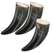 Armory Replicas Natural Buffalo Drinking Horn Set Handmade Beeswax Coated Viking Medieval Style