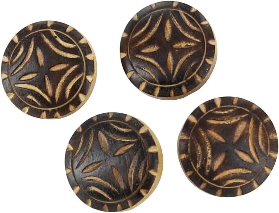 Armory Replicas Handmade Horn Life Essence Button Set - 4 Piece ...