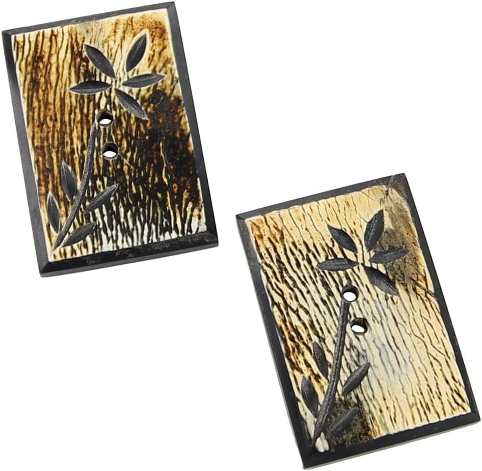 Armory Replicas Horn Japanese Screen Sew-Through Button Set - 1.50 Inch ...